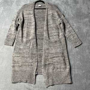 Earthbound Trading Cardigan Womens Small Open Front Knit Sweater Boho Hippie